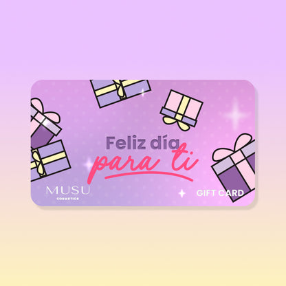 Gift Card MUSU COSMETICS