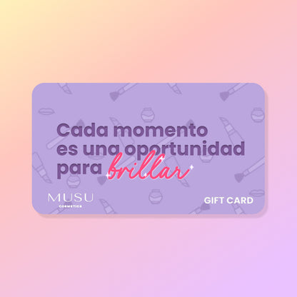 Gift Card MUSU COSMETICS